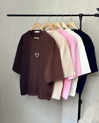 تیشرت قلب مینیمال