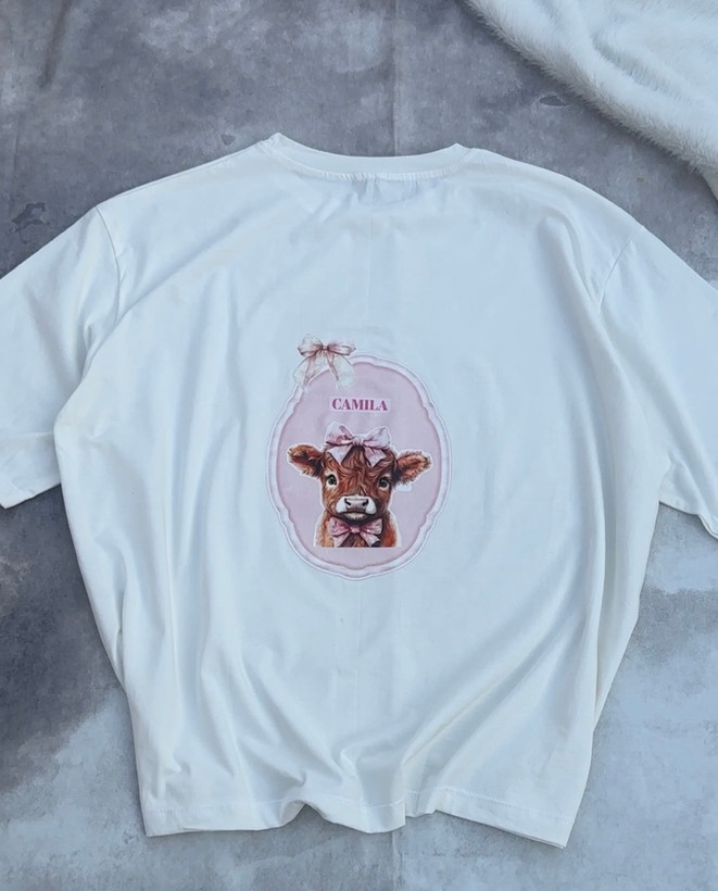 تیشرت گاوی کیوت🥹🎀