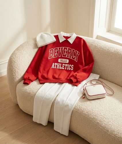 دورس یقه دار پنبه بورلی